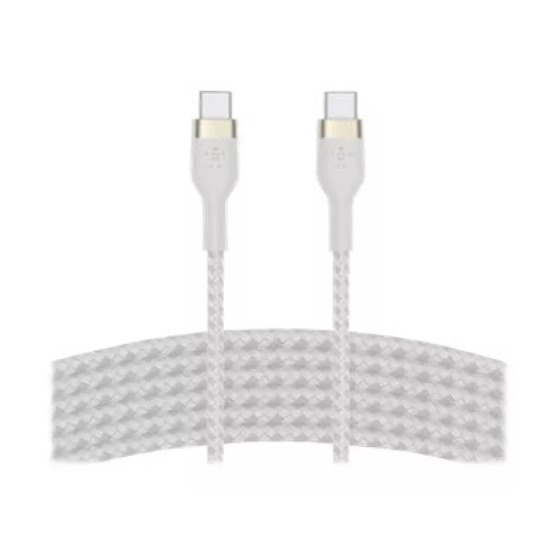 Belkin BOOSTCHARGE PRO Flex USB-kaapeli 3 m USB 2.0 USB-C valkoinen (CAB011BT3MWH)