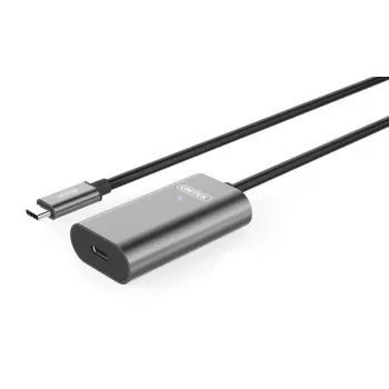 USB-kaapeli UNITEK U305A 5m USB 3.2 Gen 1 USB C harmaa