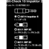 Bit-Check 10 Impaktor 2, 1/4, 10-osainen, kärkisarja timanttipinnoitettu, erittäin kestävä