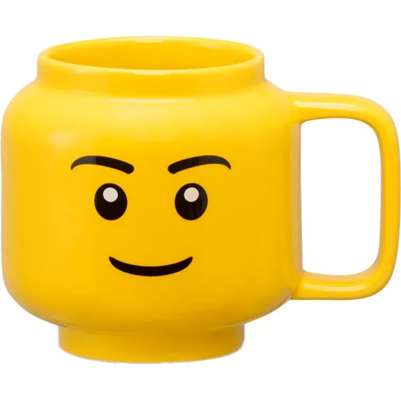 LEGO keraaminen muki Boy, pieni, keltainen