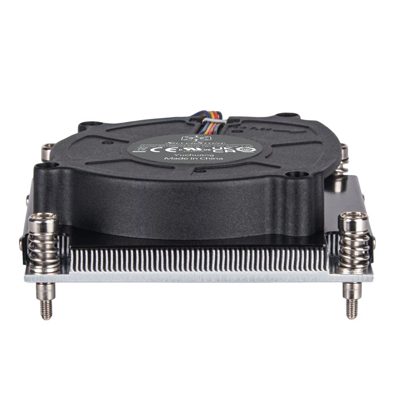 Prosessorin ilmajäähdytin SILVERSTONE SST-XE01-1700A — 8 cm:n tuuletin, 1000–5500 kierr./min, kaksoiskuulalaakeri, musta