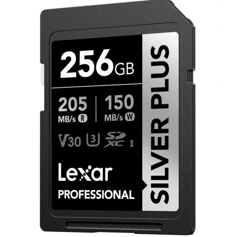 Flash-muisti Lexar 256 GB UHS-I SDXC SilverP