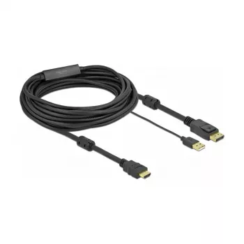 HDMI - DisplayPort -kaapeli DeLOCK 85967 4K 30 Hz 7 m