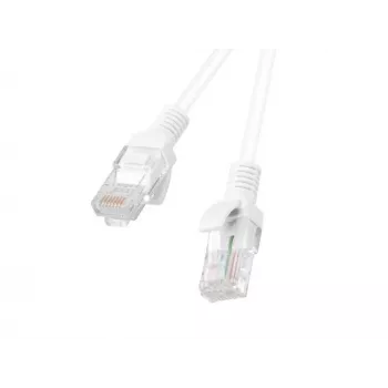 Lanberg PCU5-20CC-0200-W Cat.5e U/UTP -verkkokaapeli, 2 m, valkoinen, 10 kpl:n pakkaus