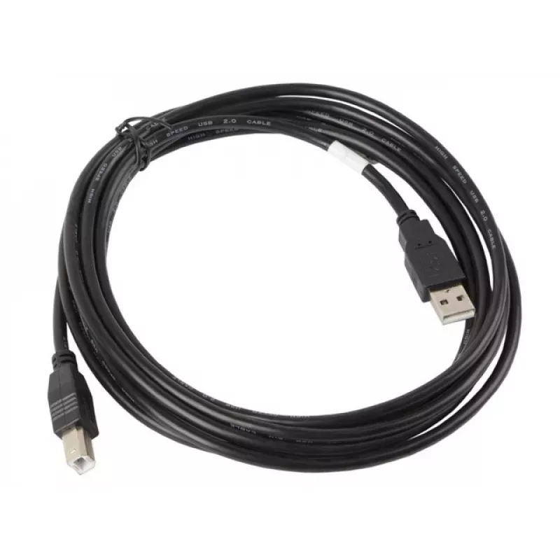 Lanberg CA-USBA-10CC-0030-BK USB-kaapeli 3 m USB 2.0 USB B musta (CA-USBA-10CC-0030-BK)