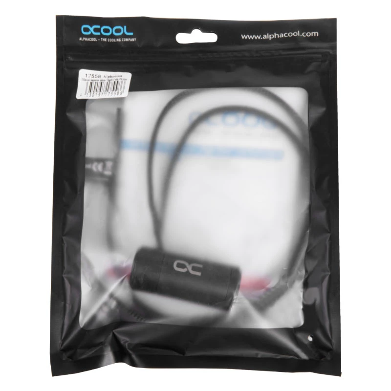 Alphacool 17558 virtausmittari asetaali musta 58 mm