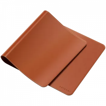 Hiirimatto Satechi Vegan-Leather Premium Desk Mat Brown ST-LPDMN