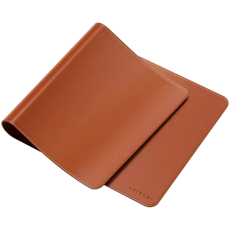 Hiirimatto Satechi Vegan-Leather Premium Desk Mat Brown ST-LPDMN