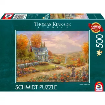 Thomas Kinkade Studios: Herbst in Apple Hill, palapeli 500 palaa