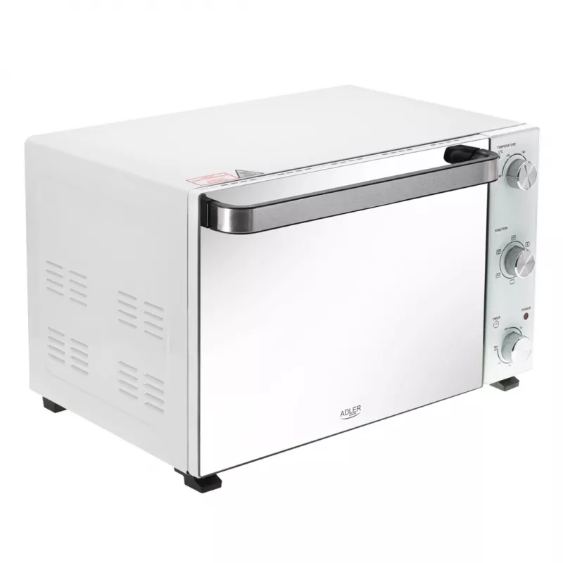 Sähköinen pöytäuuni Adler AD 6027, 48 L tilavuus, 1800 W, valkoinen