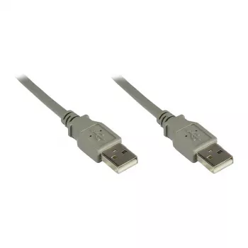 Good Connections USB2.0 -kaapeli A-A harmaa 3 m