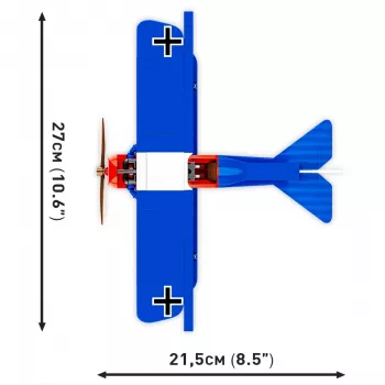Puinen malli Cobi Fokker D.VII mittakaava 1:48 COBI-2994