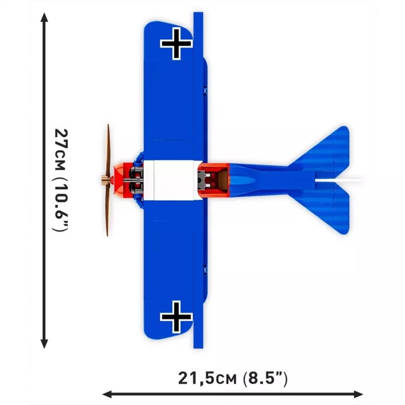 Cobi COBI-2994 Fokker D.VII rakennussarja, Historical Collection, 256 osaa
