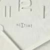 NeXtime 3096WI - seinäkello - kvartsikello - pyöreä - valkoinen - puu - puu