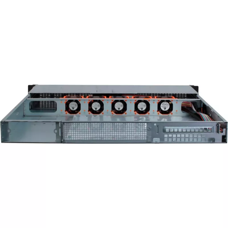 Inter-Tech IPC 1U-10255 rack musta