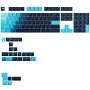 Näppäinhatut GLORIOUS GPBT Gradient Celestial Ice – ANSI-asettelu, PBT-värinsublimaatio-näppäinhattusarja