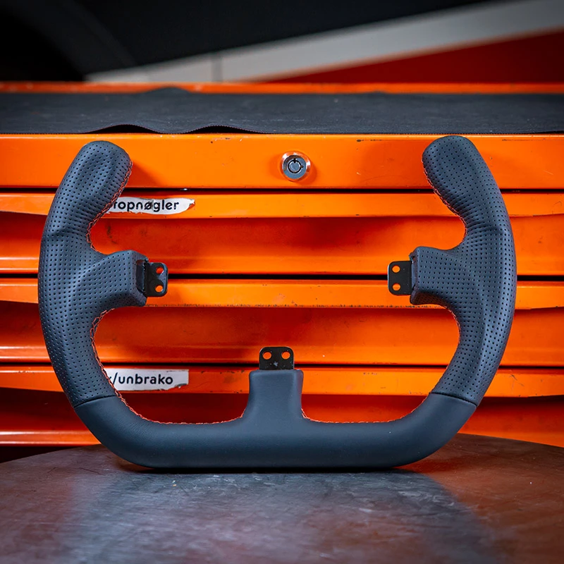 Asetek SimSports GT Rim - Open D, nahka