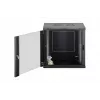Seinäkiinnitteinen kaappi DIGITUS Dynamic-N 12U, 600x450 mm (LxS), IP20, avainlukko, kokoamaton