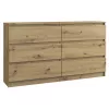 Lipasto Topeshop M6 140 ARTISAN tammi 6 laatikkoa