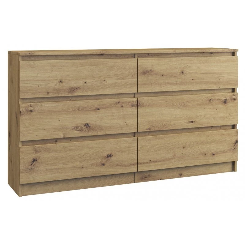Lipasto Topeshop M6 140 ARTISAN tammi 6 laatikkoa