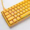 Ducky One 3 Yellow pelinäppäimistö RGB LED MX-Clear US