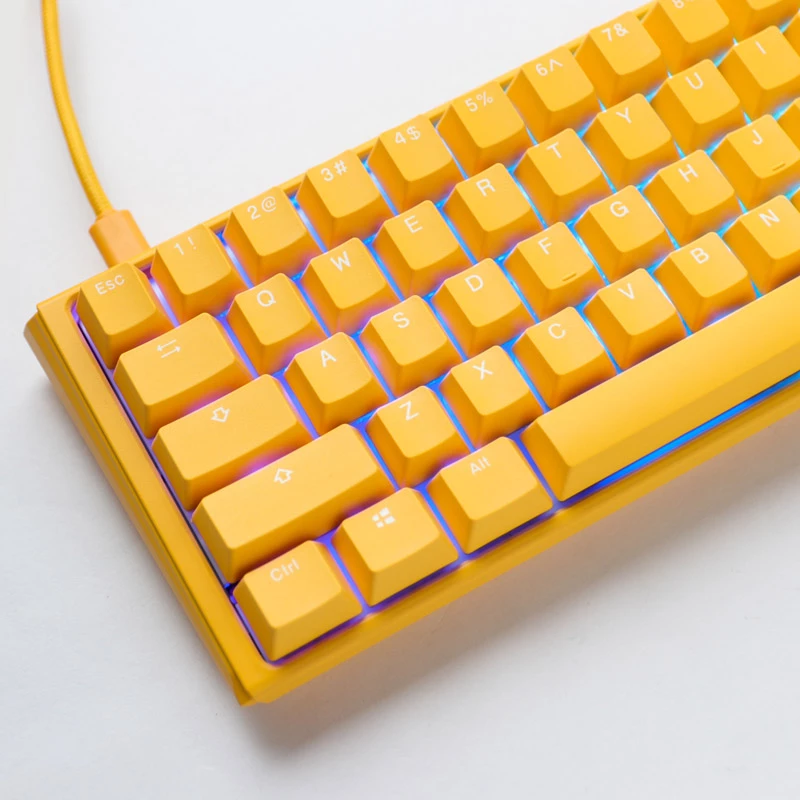 Ducky One 3 Yellow pelinäppäimistö RGB LED MX-Clear US