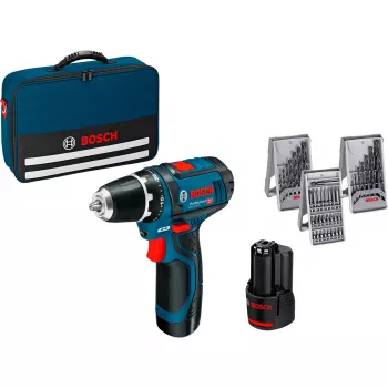 Bosch GSR 12V-15 Professional 1300 kierr./min 600 g musta, sininen