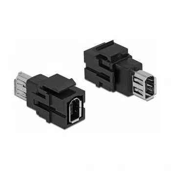 Keystone-moduuli DELOCK 86852 litteä liitäntä, musta