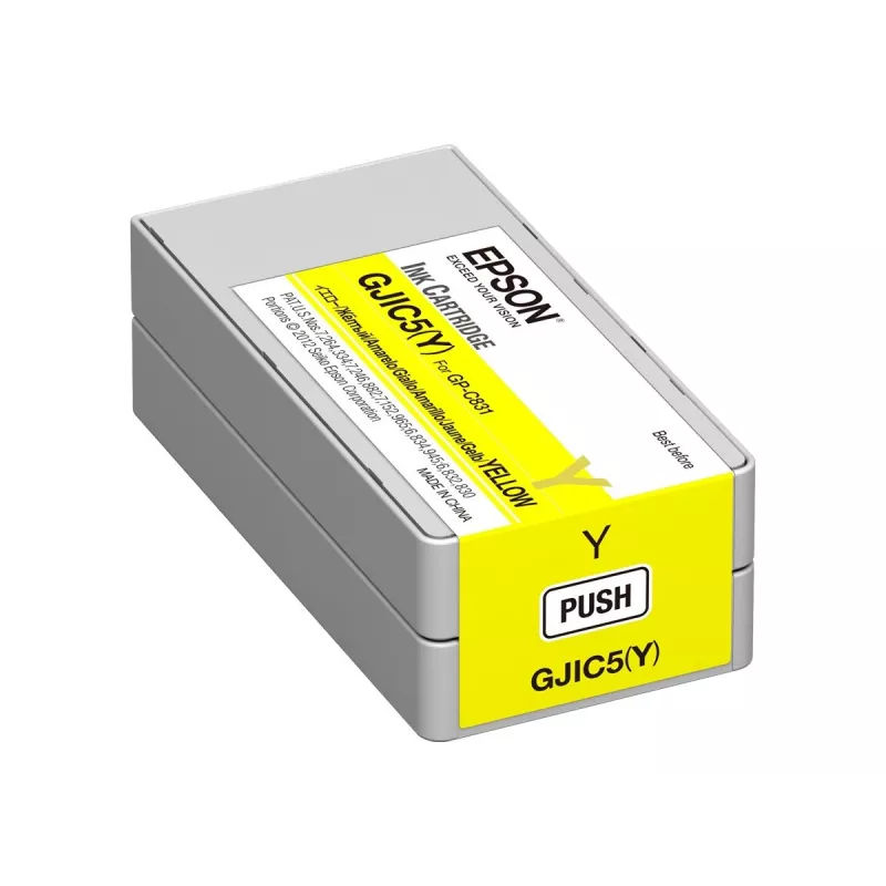 Epson GJIC5(Y): värikasetti ColorWorks C831 -tulostimelle (keltainen) (MOQ=10)