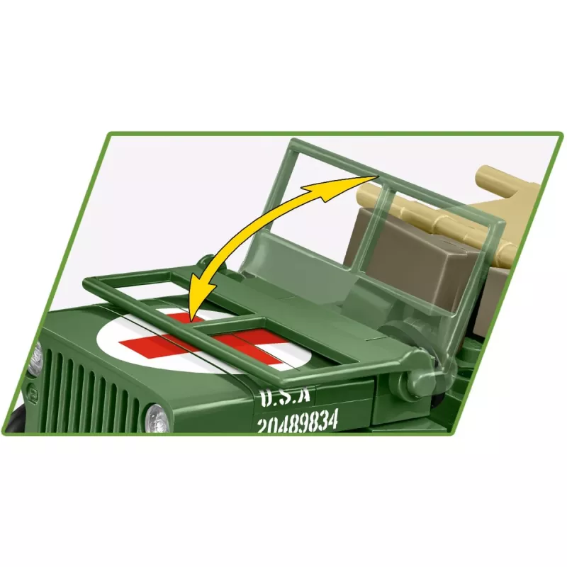 COBI-palikat Medical Willys MB 130 osaa 6 vuotta