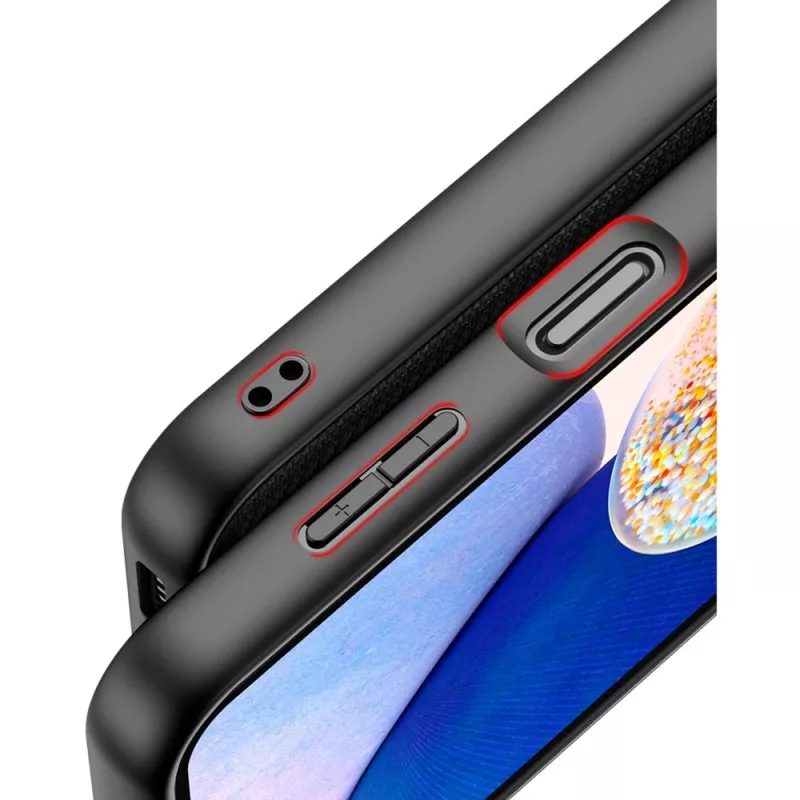 StyleShell NYLO, puhelinkotelo musta, Samsung Galaxy A15 5G / A15 4G