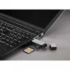 Hama 123900 USB 3.0 -muistikortinlukija SD/microSD, alumiini, musta/hopea