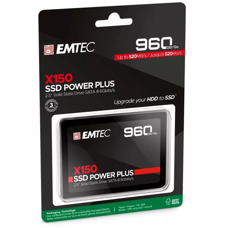 SSD Emtec X150 Power Plus 960 GB 2.5