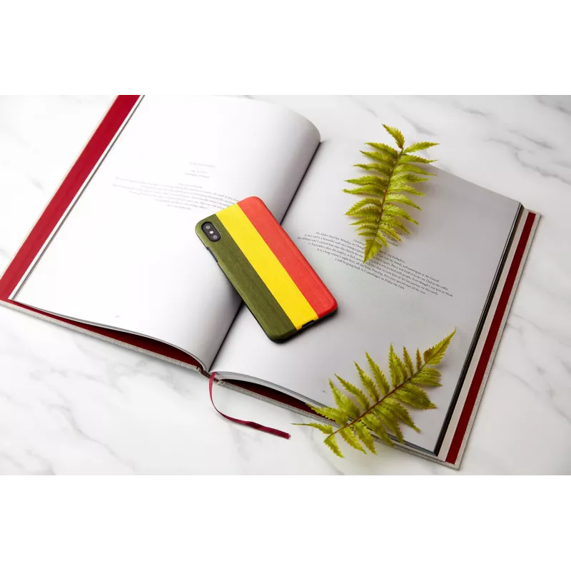 Älypuhelinkotelo man and wood iPhone XS Max – malli Reggae, musta