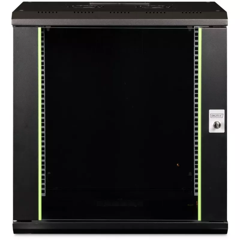 Seinäasennusteline Digitus DN-19 12-U-SW