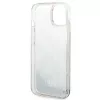 Karl Lagerfeld KLHCP14MLMNMS iPhone 14 Plus 6.7 kova kotelo hopea / hopea Liquid Glitter Monogram
