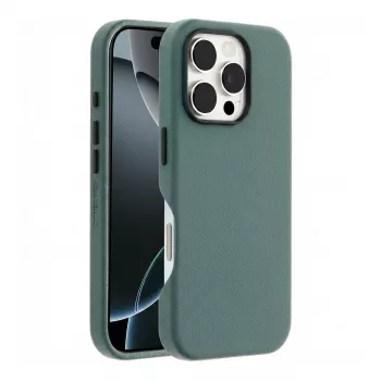 OtterBox Symmetry Cactus Leather Apple iPhone 16 Pro Juniper Spring – vihreä
