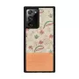 Man and Wood -suojakotelo Samsung Galaxy Note 20 Ultra — pinkki kukka mustalla