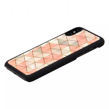 iKins suojakotelo iPhone XS / iPhone X, rautakuviollinen, musta