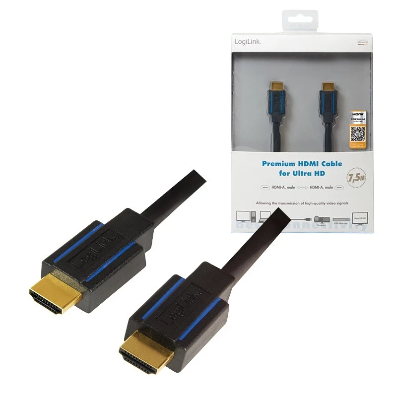 HDMI-kaapeli LogiLink CHB007 7,5 m