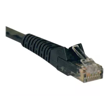 Eaton Tripp Lite -sarja Cat6 Gigabit Snagless Molded (UTP) Ethernet-kaapeli (RJ45 M/M), PoE, musta, 1,52 m - verkkokaapeli - RJ-45 (M) – RJ-45 (M) - 1,52 m - UTP - CAT 6 - Moulded