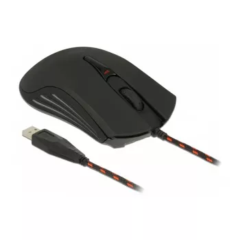 Pelihiiri DeLOCK 12531 molempikätinen USB Type-A optinen 4800 DPI