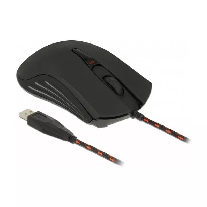 Pelihiiri DeLOCK 12531 molempikätinen USB Type-A optinen 4800 DPI