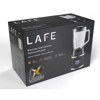 LAFE pöytätehosekoitin TITANIUMPOWER 1300 W 1,5 L musta