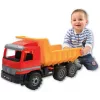 Lelukippiauto Lena Actros 62 cm single brown cart