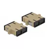 Kuituadapteri DELOCK SC naaras-naaras beige, 4 kpl:n pakkaus (malli 85996)