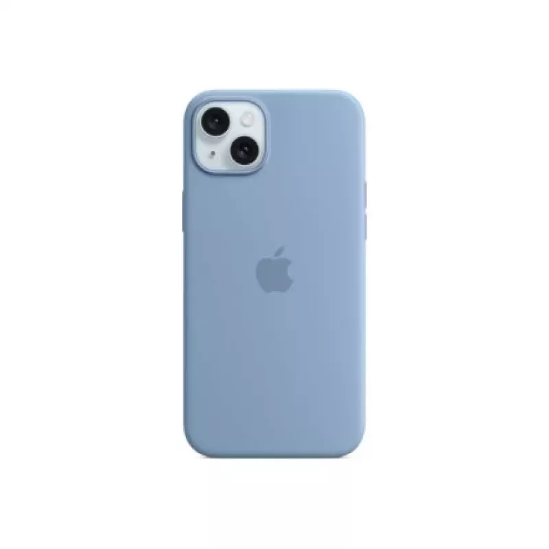 Apple iPhone 15 Plus silikonikuori MagSafe-yhteensopiva - talvisininen