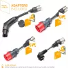 Juice Technology JUICE BOOSTER 2 Traveller Plus EV -sarja (EU) (antrasiitti/musta, 1,4 - 22 kW, 3,1 metrin kaapeli)