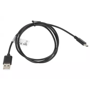 Kaapeli Lanberg CA-USBO-10CC-0010-BK (USB 2.0 uros - USB 2.0, USB, Type-C uros, 1m, musta) (CA-USBO-10CC-0010-BK)