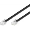 Puhelinkaapeli MicroConnect MPK106B RJ12 RJ12 6 m musta